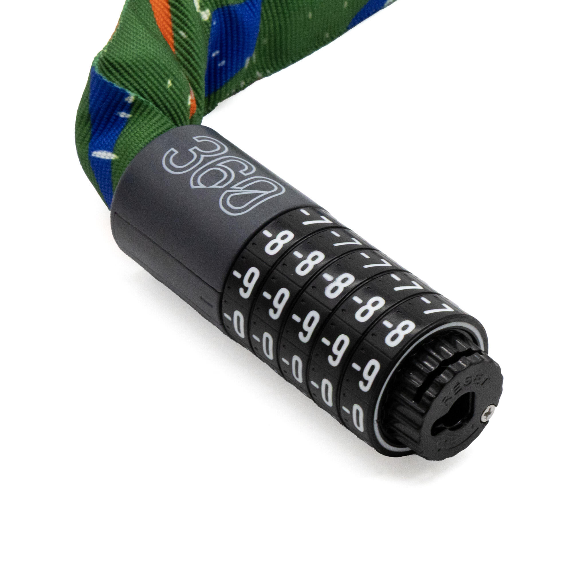 Candado de contraseña EWLK022 funda tela multicolor 4/5