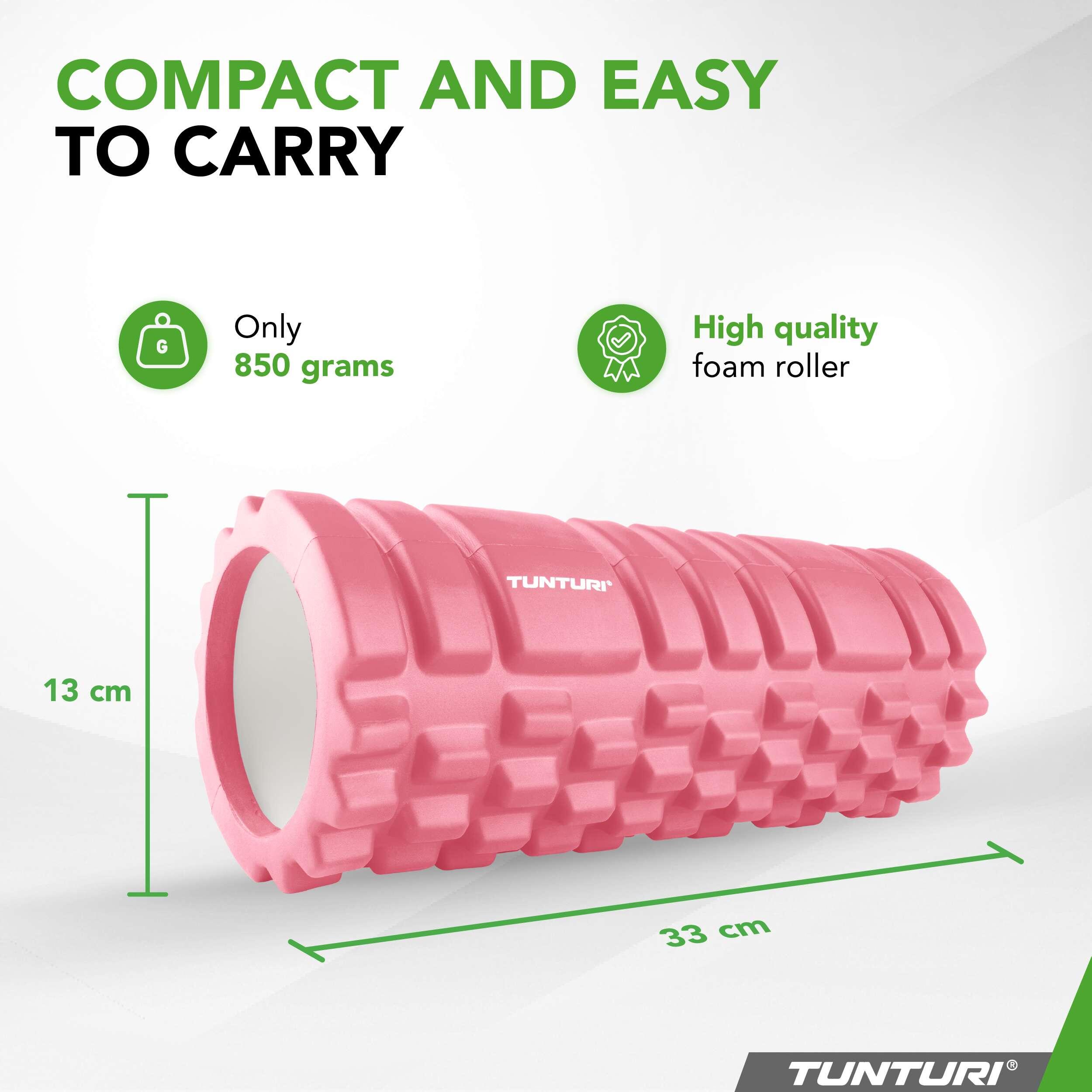 Yoga Grid Foam Roller - 33 cm de long en Rose Gold 3/7