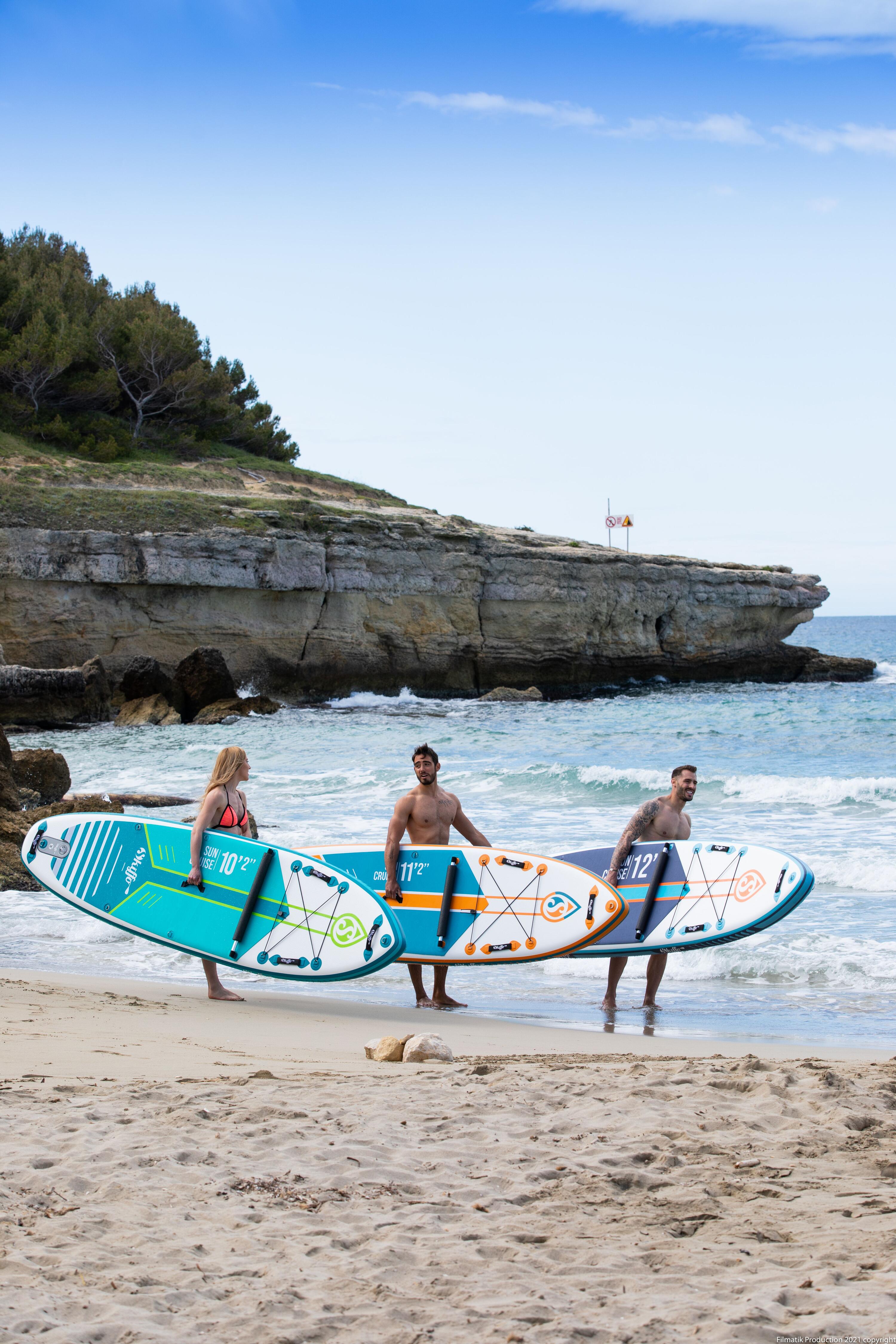 Nadmuchiwany SUP Rodzinny Skiffo SUNCRUISE 12' Dropstitch 365x86x15cm 12'x34"x6" 5/7