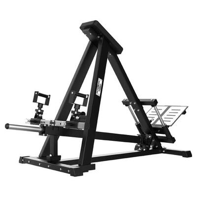 Platinum verstelbare t-bar row rugtrainer plate loaded fitness v-serie