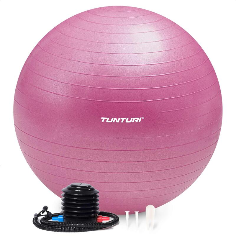 Gymnastický míč TUNTURI zesílený 75 cm Fialový