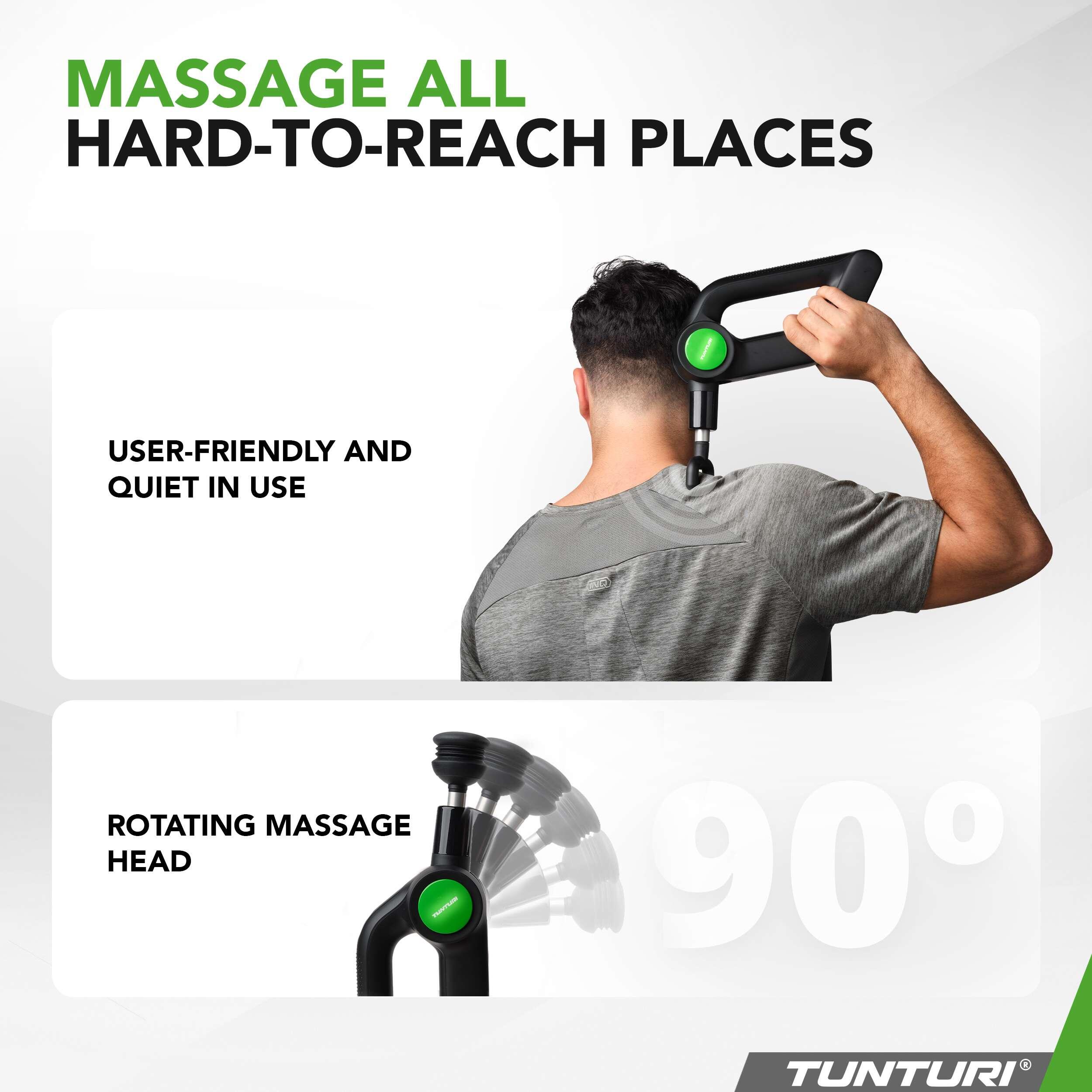 Massage Gun - Krachtig En Stil - Massage Pistool Met Verstelbare Kop 3/8