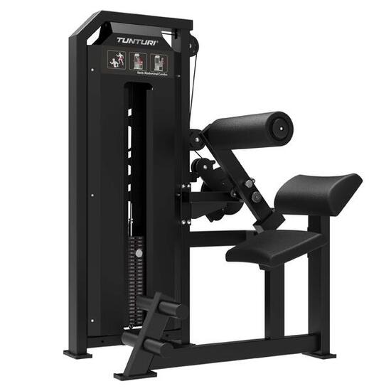 Tunturi Platinum Dual Back/Abdominal Combo mit Gewichtsstapel