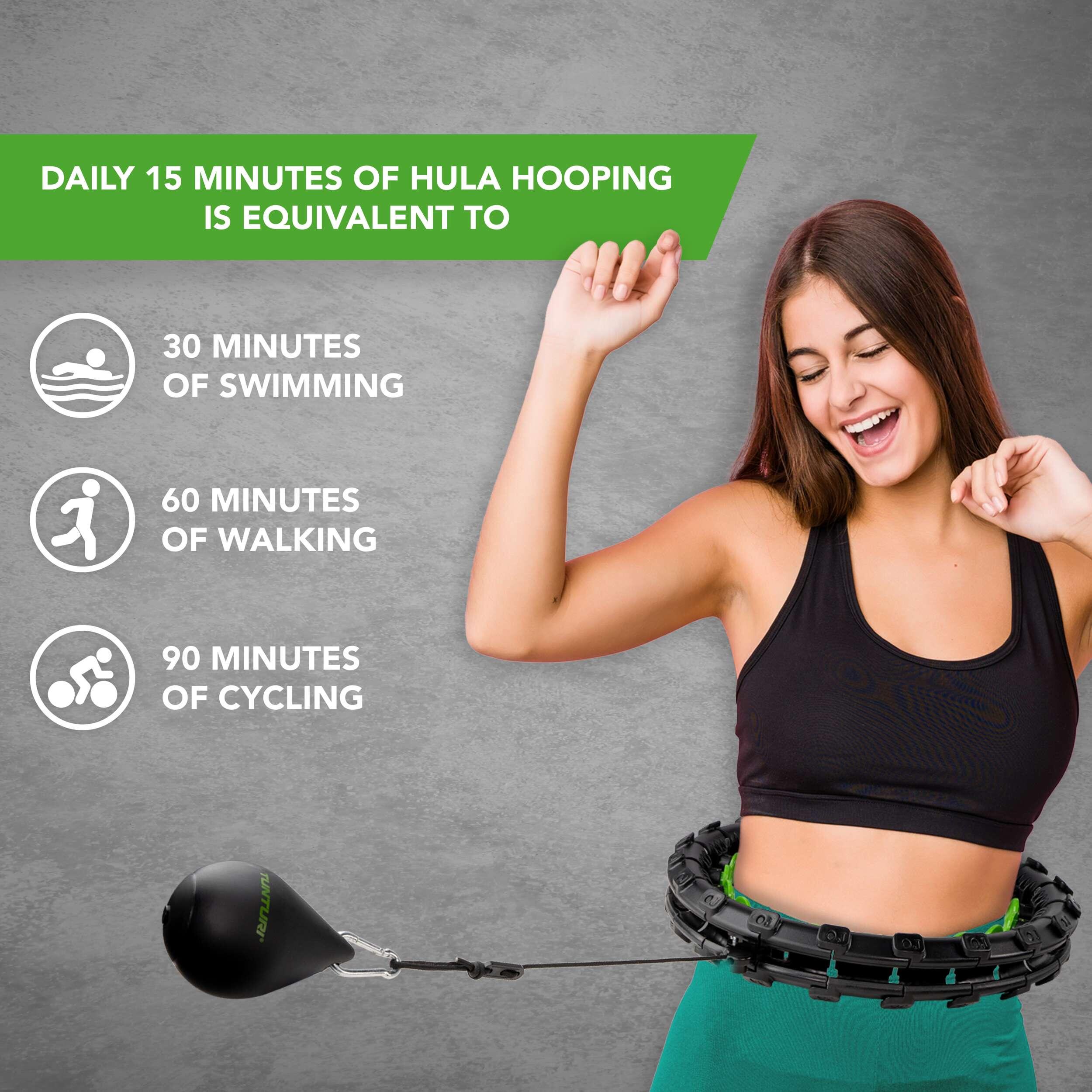 Cerceau Hula Hoop de Fitness Réglable avec Poids Inclus 3/7