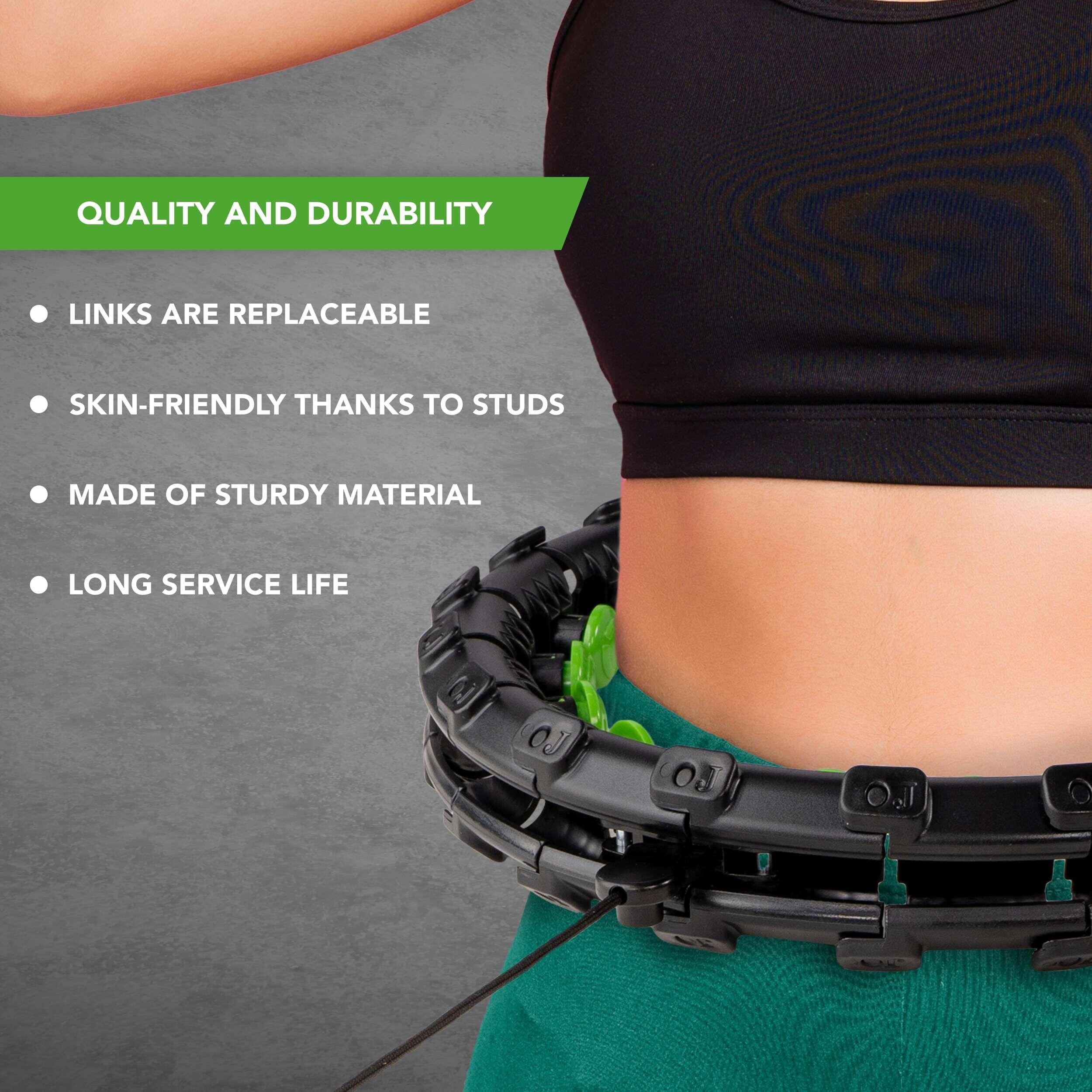 Cerceau Hula Hoop de Fitness Réglable avec Poids Inclus 6/7