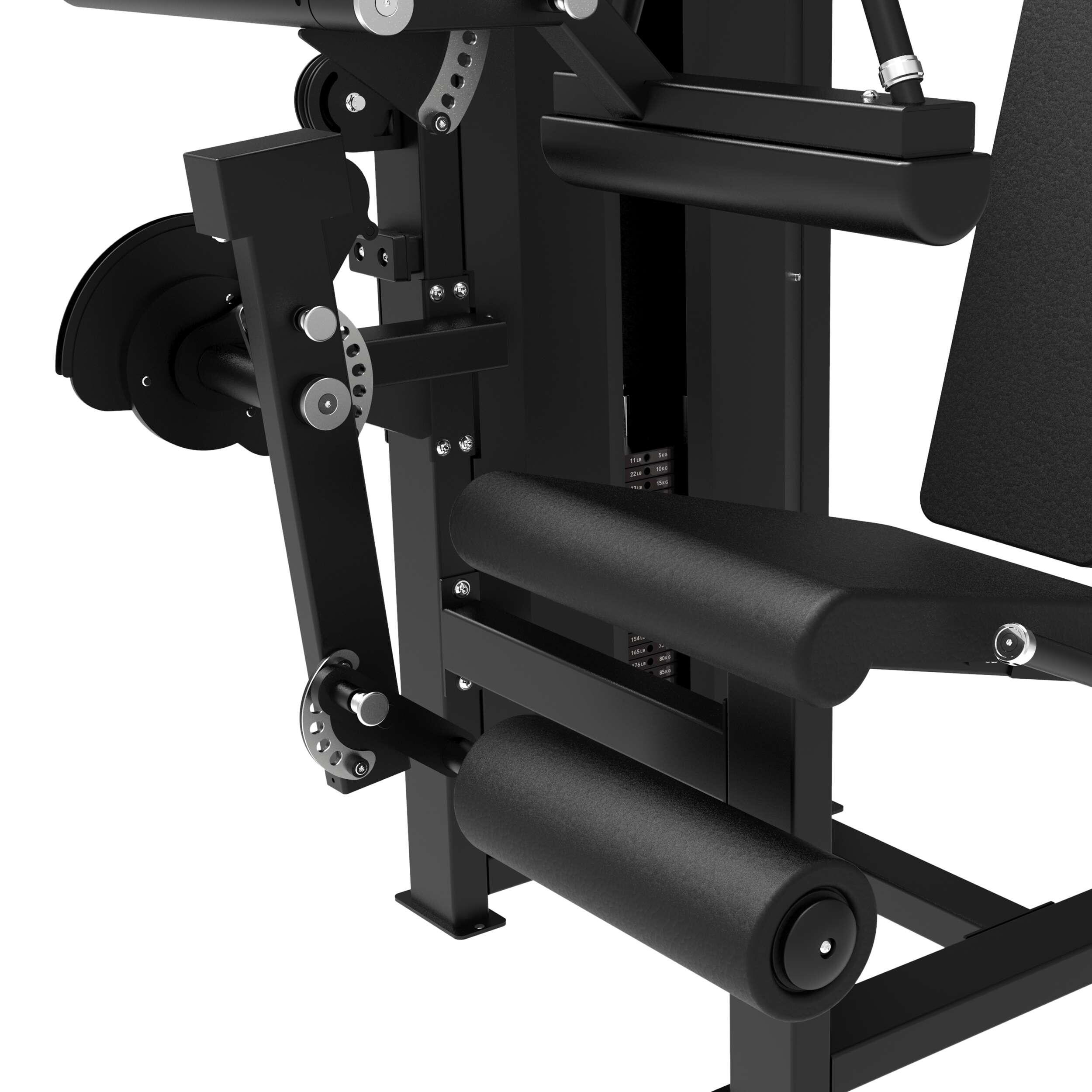 Tunturi Platinum Dual Leg Curl/Extension avec bloc de poids 5/7