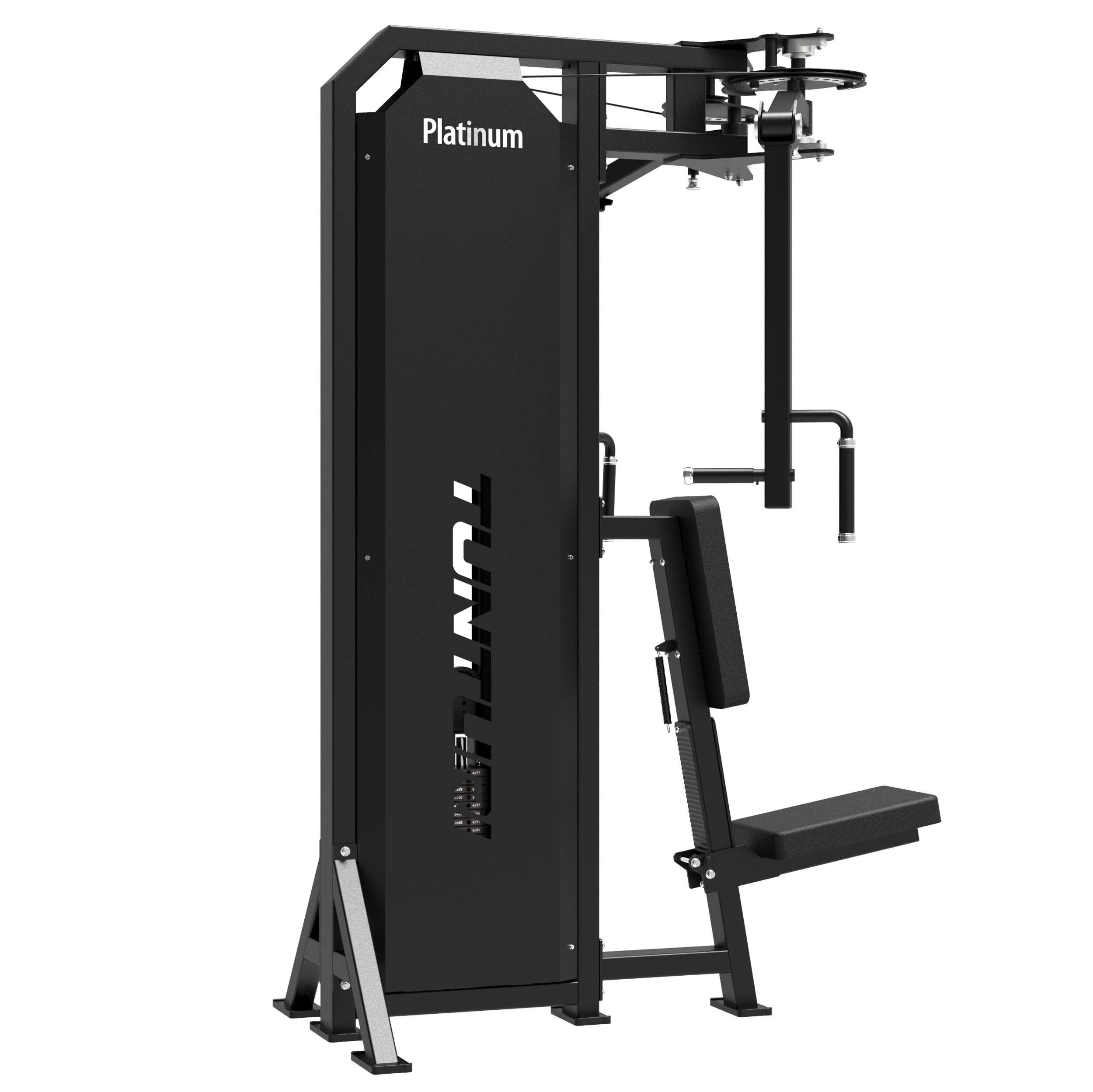 Tunturi Platinum Dual Pec Fly/Rear Delt mit Gewichtsstapel 4/7