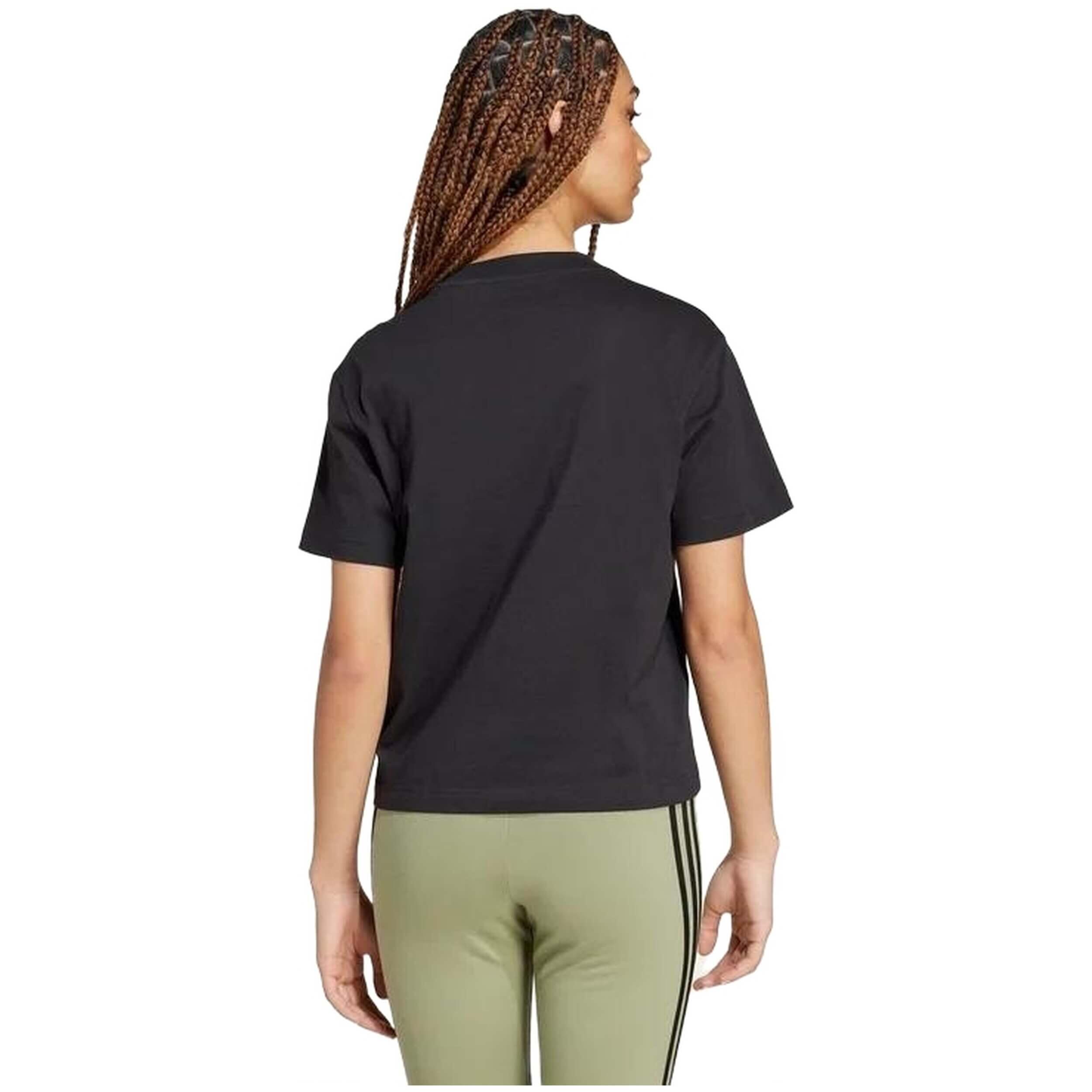 T-shirt met korte mouwen Adidas model JH3690-BLK voor vrouwen 2/4