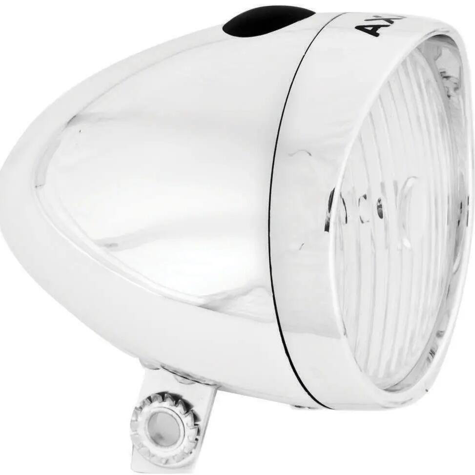 AXA Classic LED Front Battery Light Silver