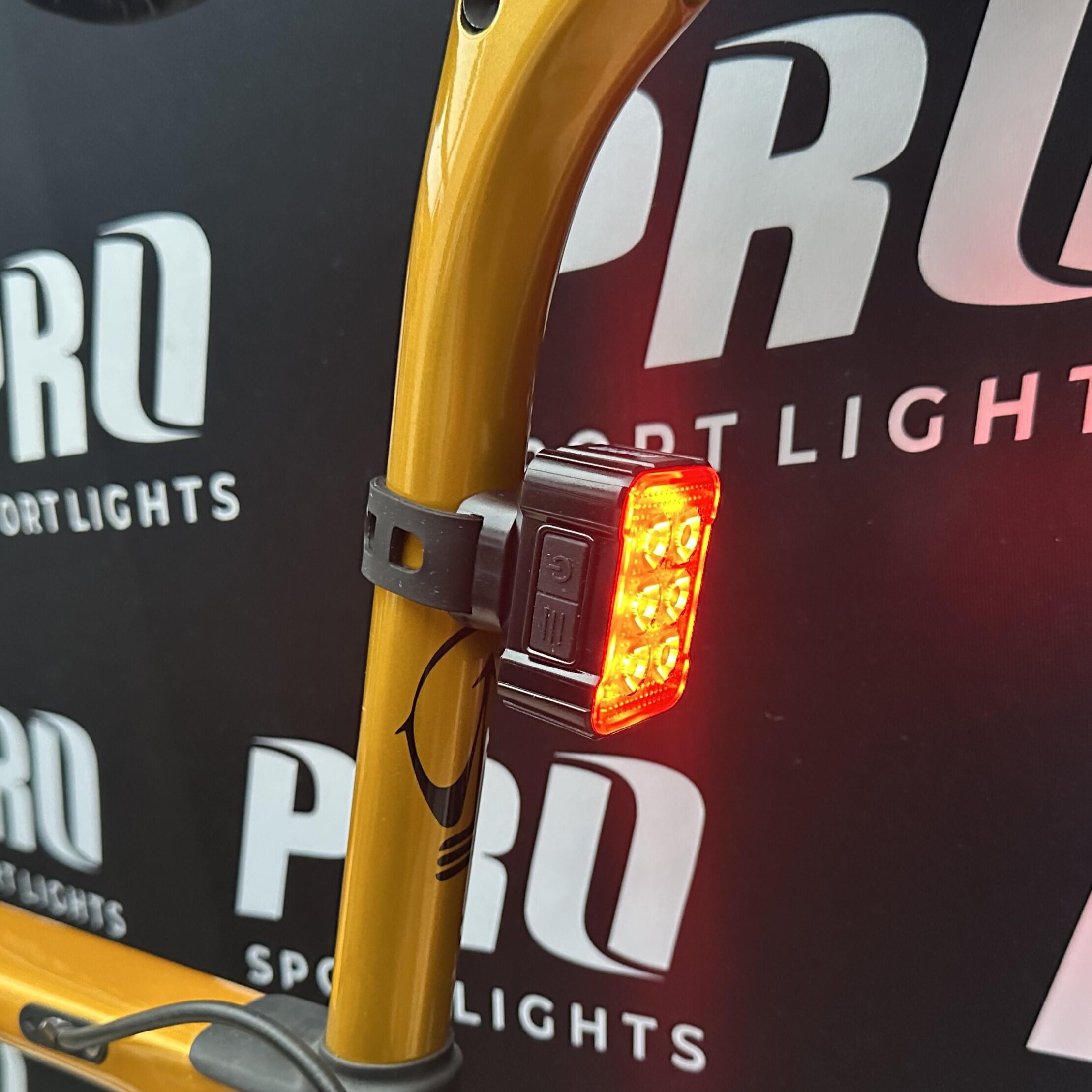 Fietsverlichtingsset 360 en 50 Lumen LED USB Oplaadbaar 3/8