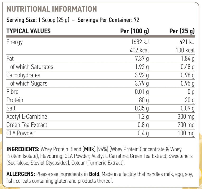 Proteine magre - Diet Whey Protein - Milkshake alla Banana 3/3