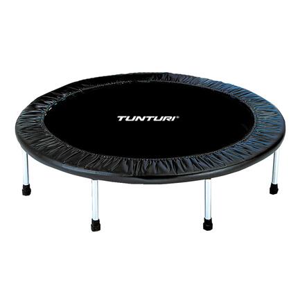 Trampoline de fitness - Pour l'intérieur - Bord de protection inclus - Ø125 cm