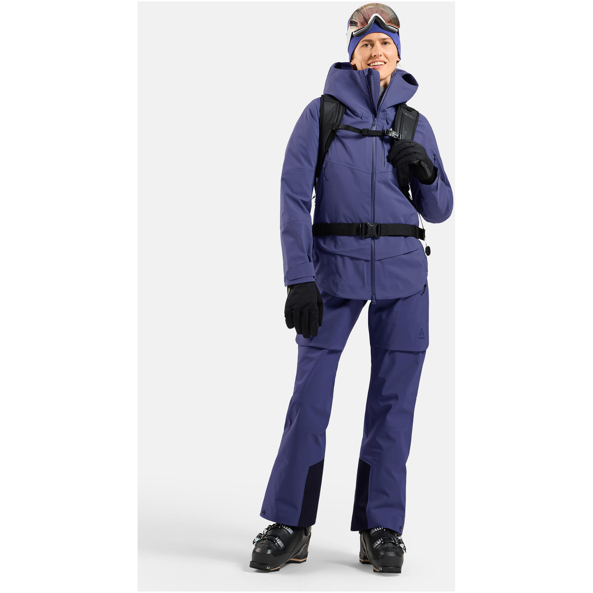Spodnie softshellowe Odlo Pants regular length X-ALP 3L 3/7