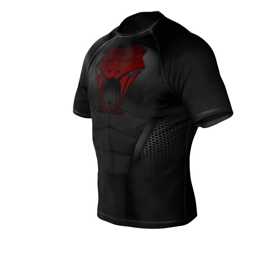 Koszulka kompresyjna Snake typu Rashguard dziecięca DBX Bushido 3/6