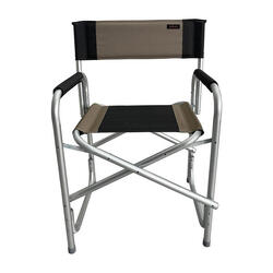 SOPLAIR Fauteuil de Camping directeur Havana Beige