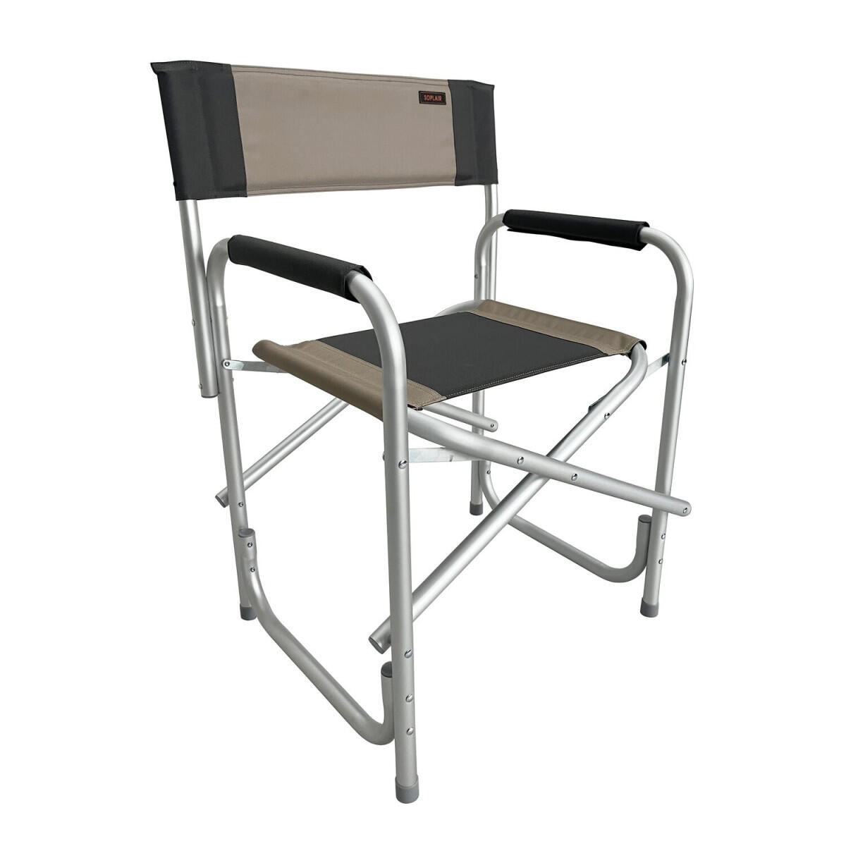 SOPLAIR Fauteuil de Camping directeur Havana Beige 2/4