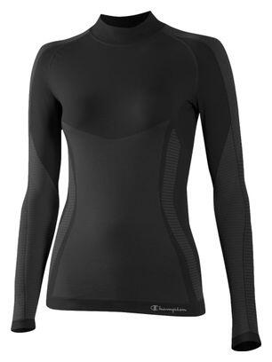 Baselayer a manica lunga da donna Champion Thermal Seamless Black