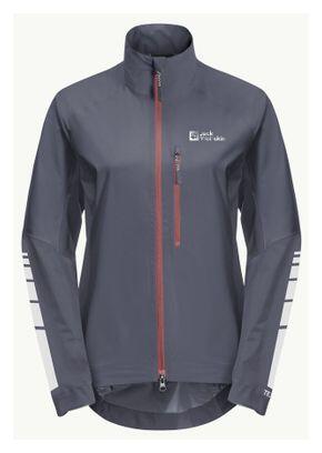 Jack Wolfskin Morobbia 2.5L Women's Waterproof Jacket Grey 7/7
