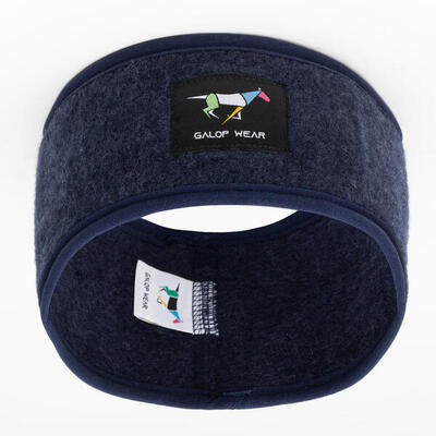 Galop wear hoofdband voor paardrijden van merino-fleecwol