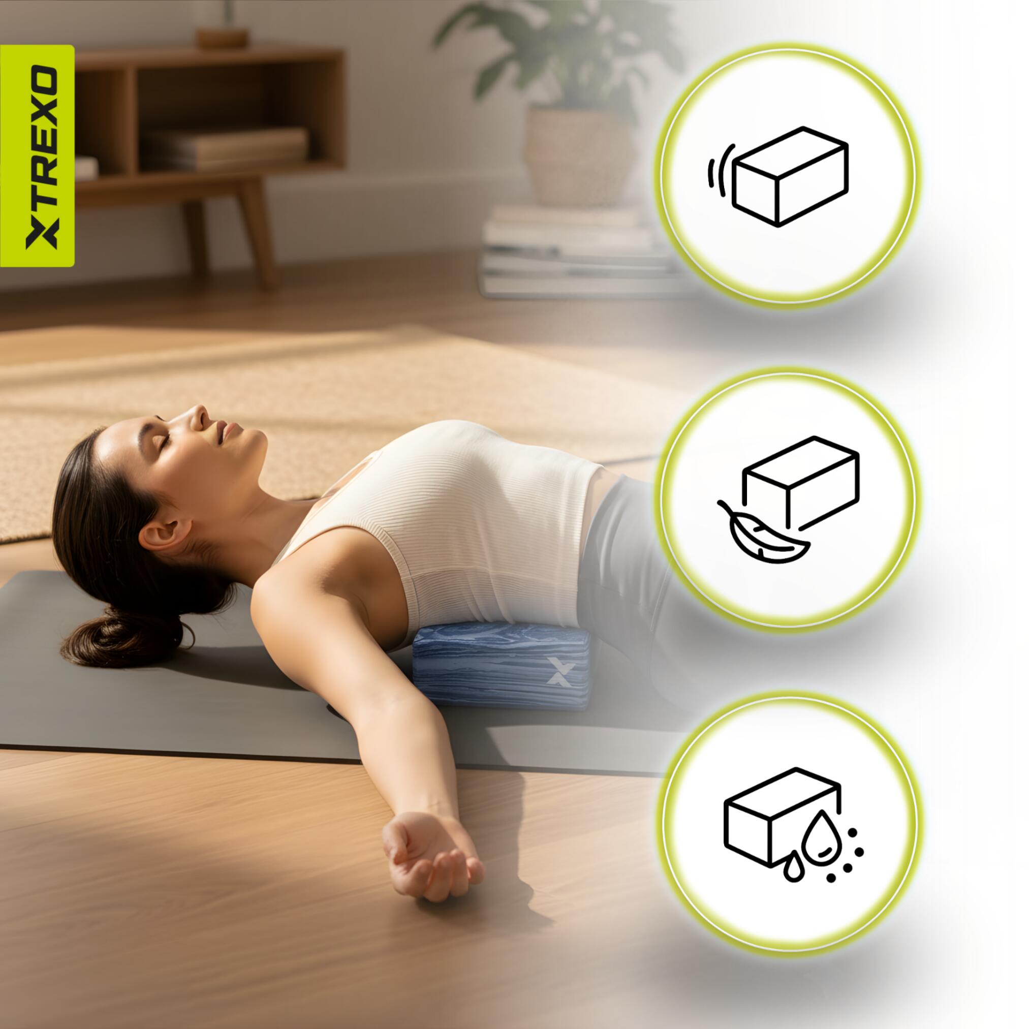 XTREXO TXO-B4Z076-BL bloque de yoga 5/7