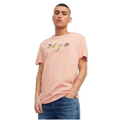 T-shirt met korte mouwen jack&jones model 12213494-coral voor mannen