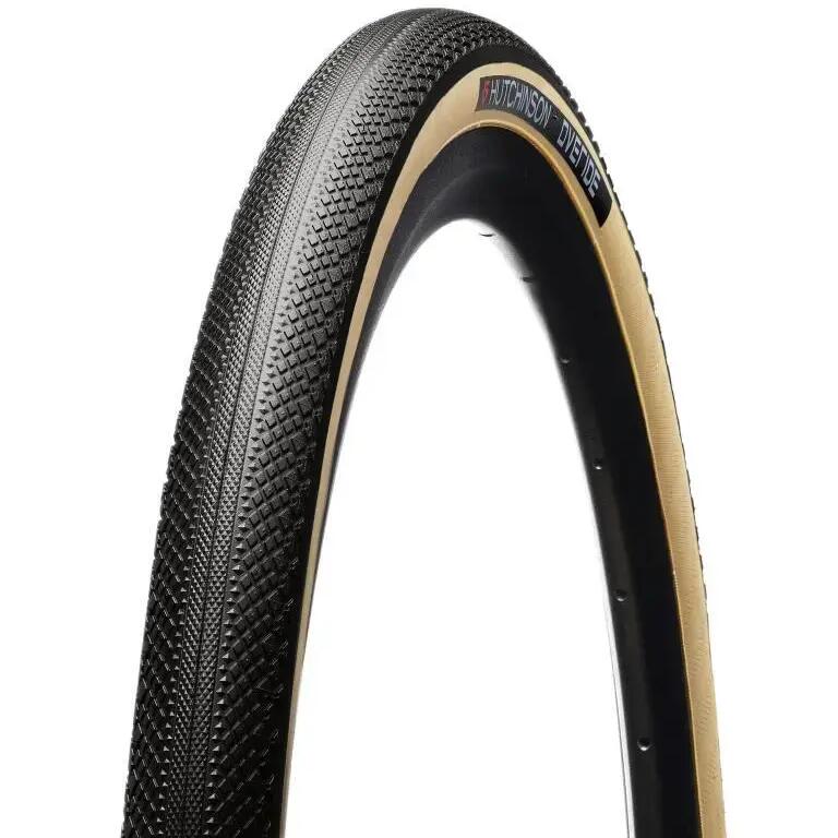 Hutchinson Overide 700 mm Tubetype Rigid Gravel Tire with Tan Sidewalls