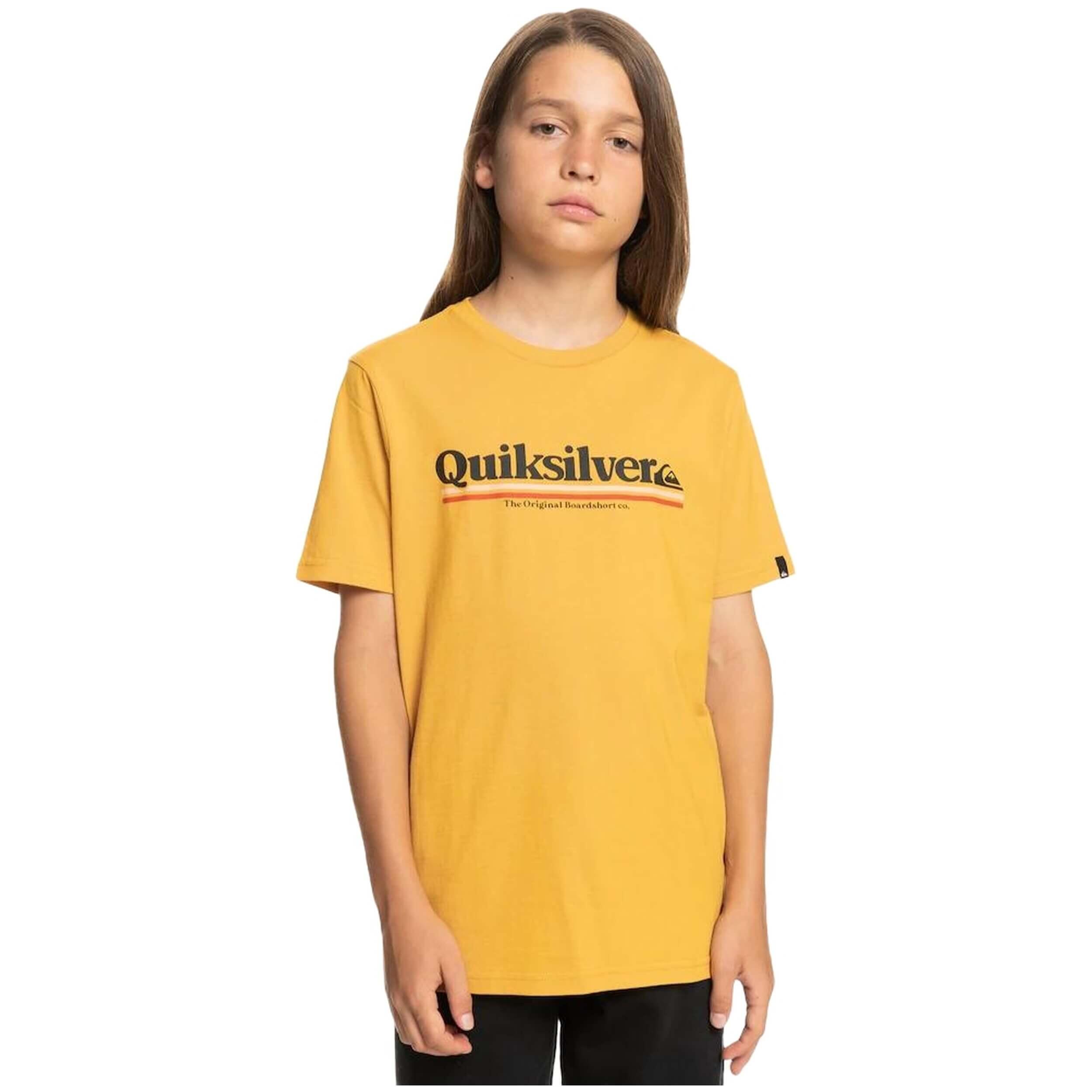 Maglia a maniche corte Quiksilver modello EQBZT04584-WBB0 per unisex ragazzi 3/5