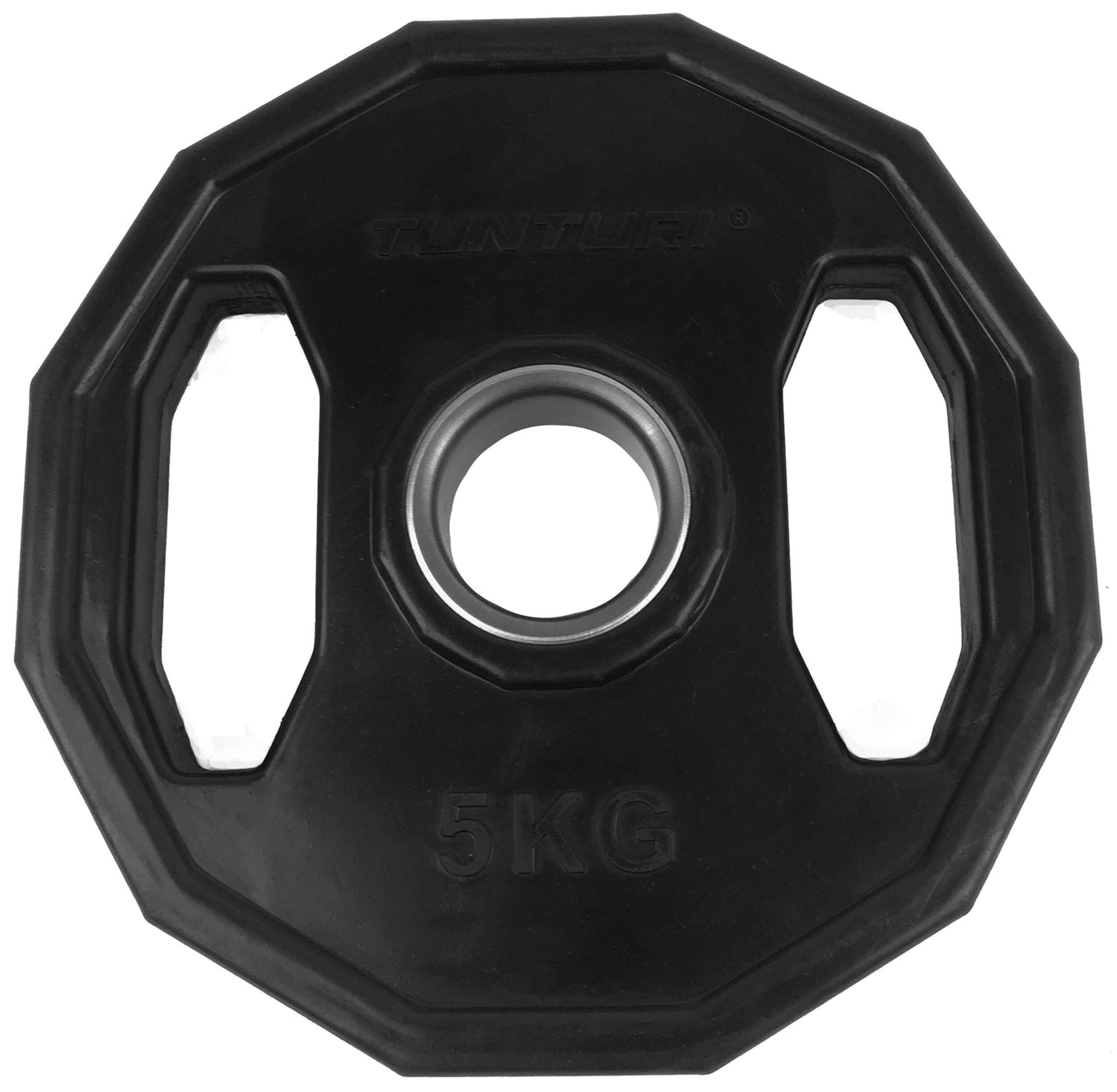 TUNTURI Kotouč olympijský pogumovaný 5 kg hranatý