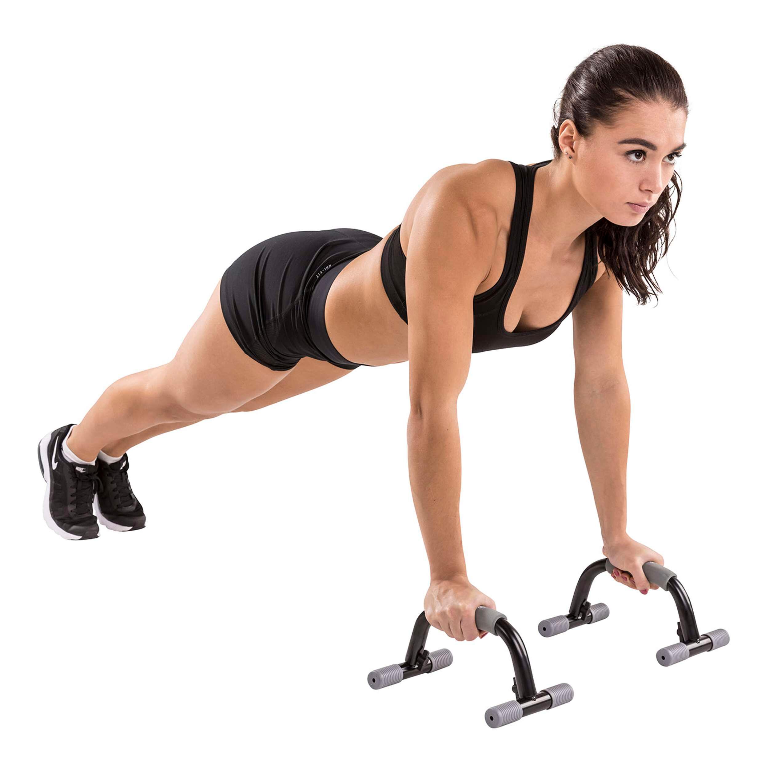 Uchwyty do pompek Tunturi Push Up Bars Black