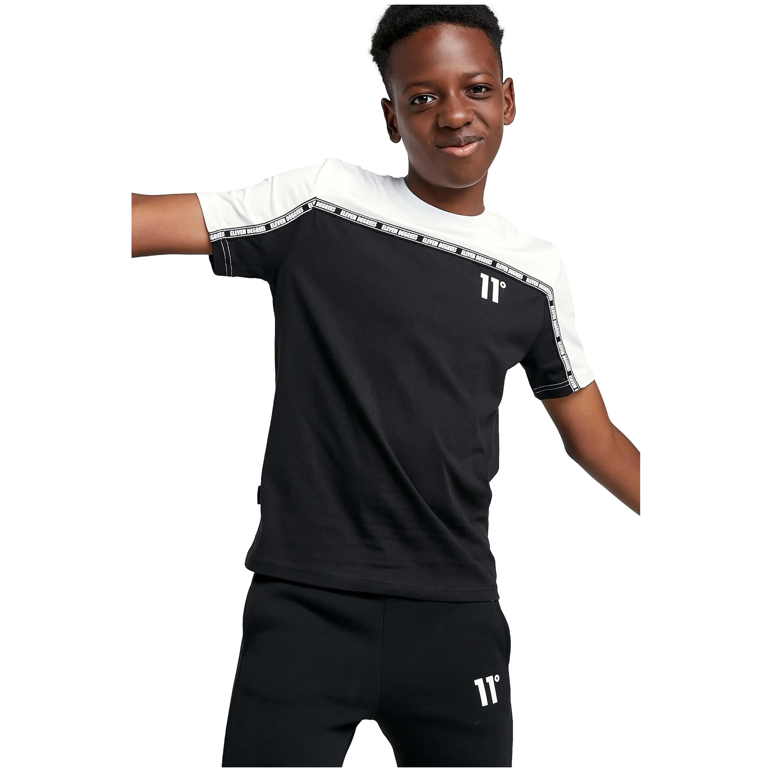 T-shirt 11 degrees modèle 11DJ030-047 pour unisexe enfants 1/4