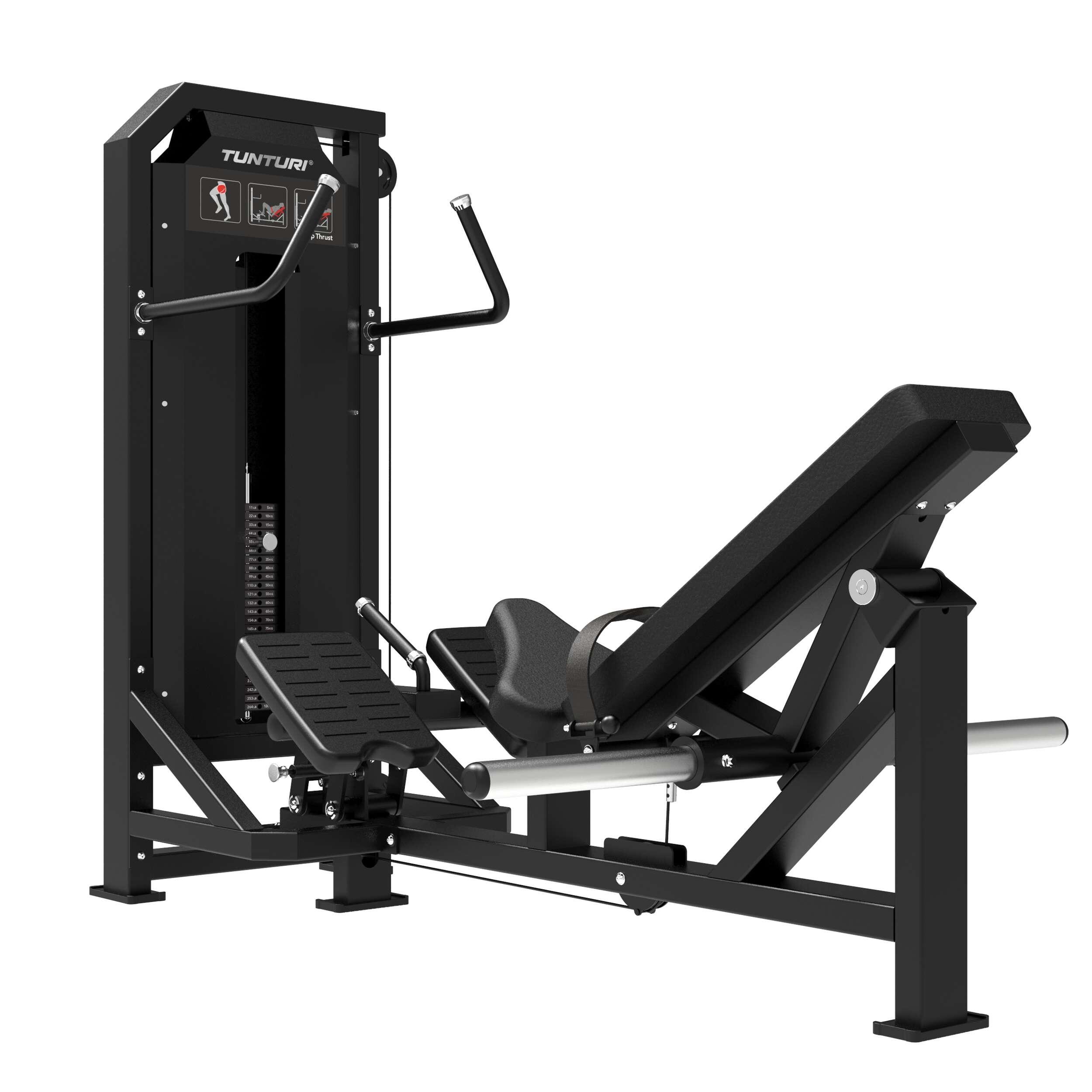 Tunturi Platinum Hip Thrust Trainer with Weight Stack 6/7