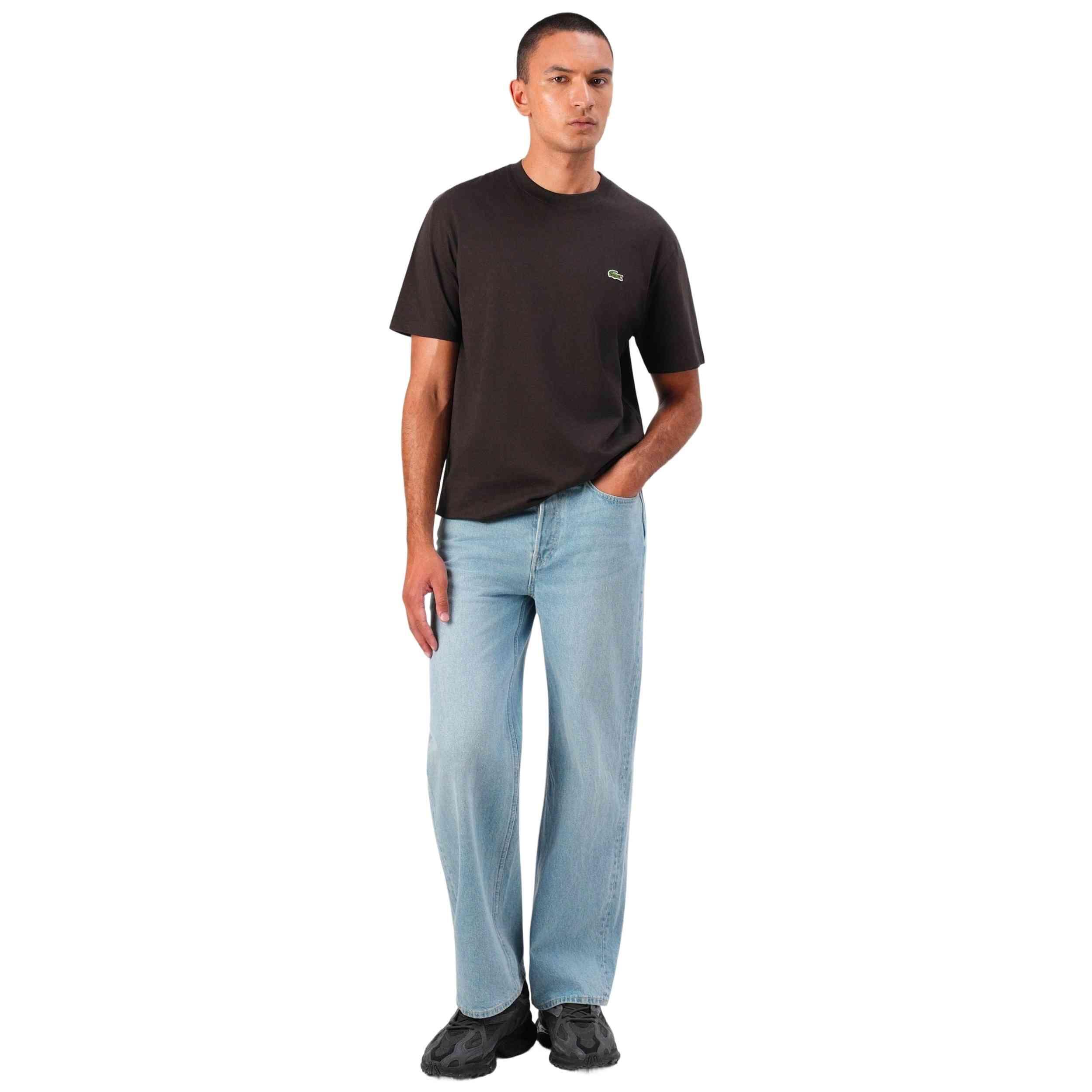 Maglia a maniche corte Lacoste modello TH7318-00-SKB per uomini 3/5