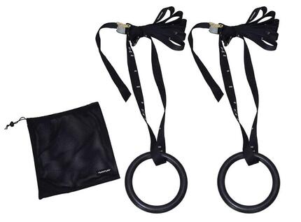 Anneaux de Gymnastique en Plastique, Dia 23cm, 28mm, Corde 3,8cm*4,6m
