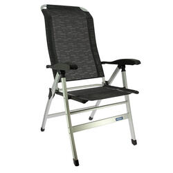 MIDLAND Fauteuil Camping Confort Maxi Noir et gris