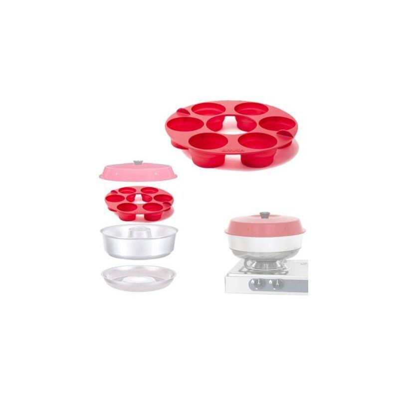 PACK OMNIA Four Nomade Compact  + Moule à Muffins 6 Compartiments Camping-Car 4/5