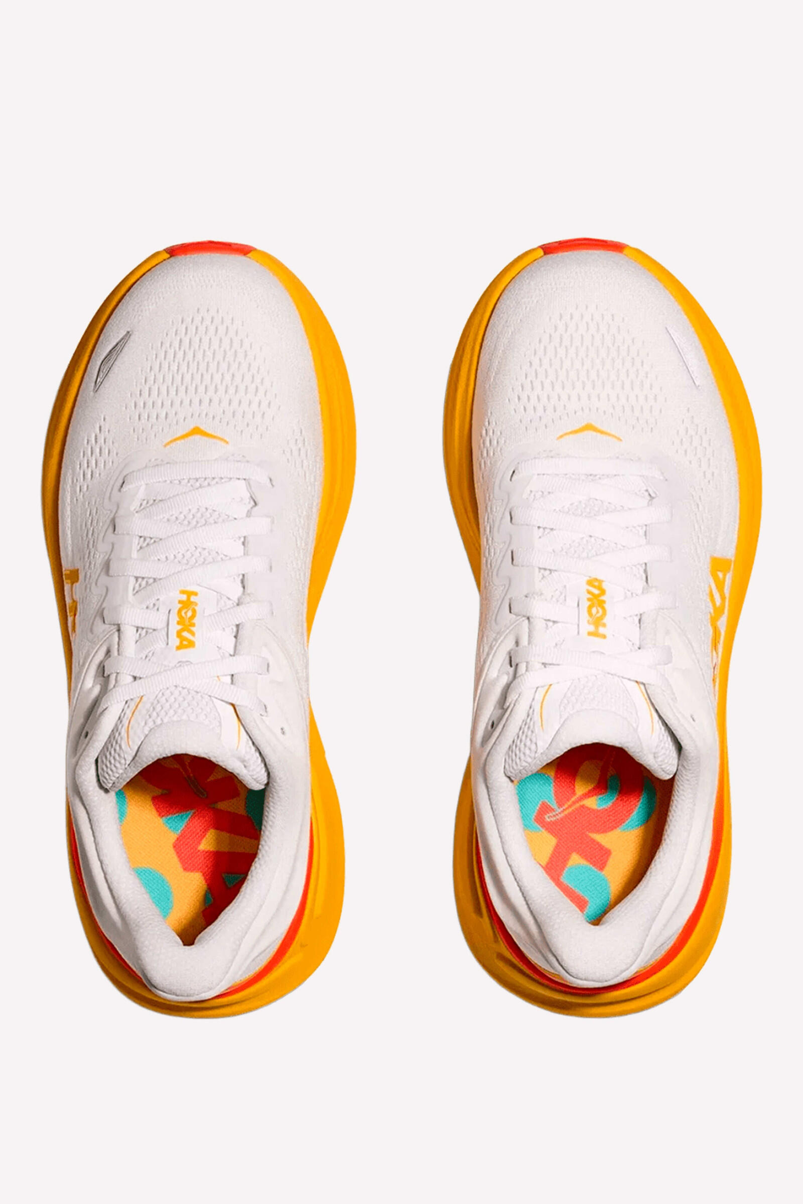 Hoka Zapatillas Bondi 9 Blanco/amarillo 3/5