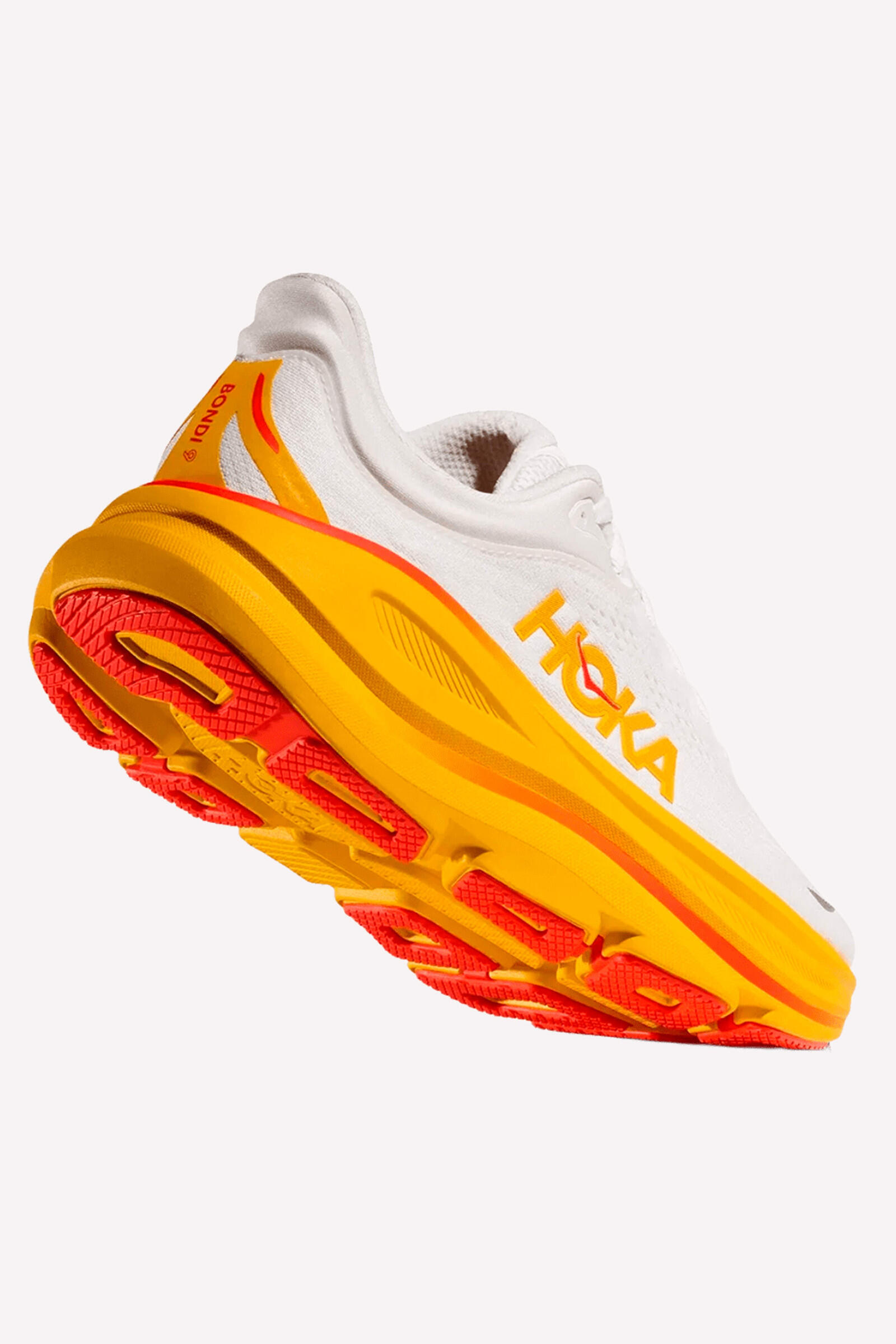Hoka Zapatillas Bondi 9 Blanco/amarillo 5/5
