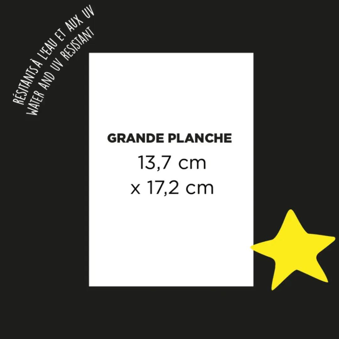 RAINETTE Stickers réfléchissants Camouflage - Vinyle étanche. 2/3