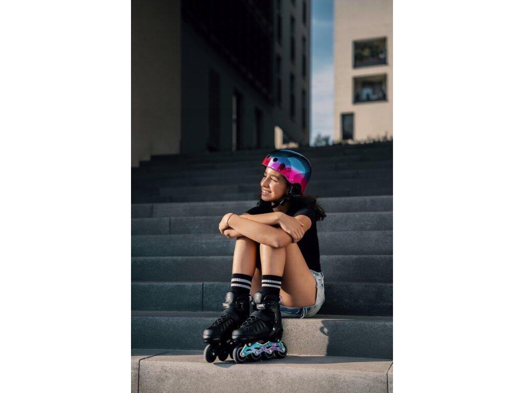 Capacete de bicicleta, patins e skate para crianças e adultos Essto Neo Chrome 7/7