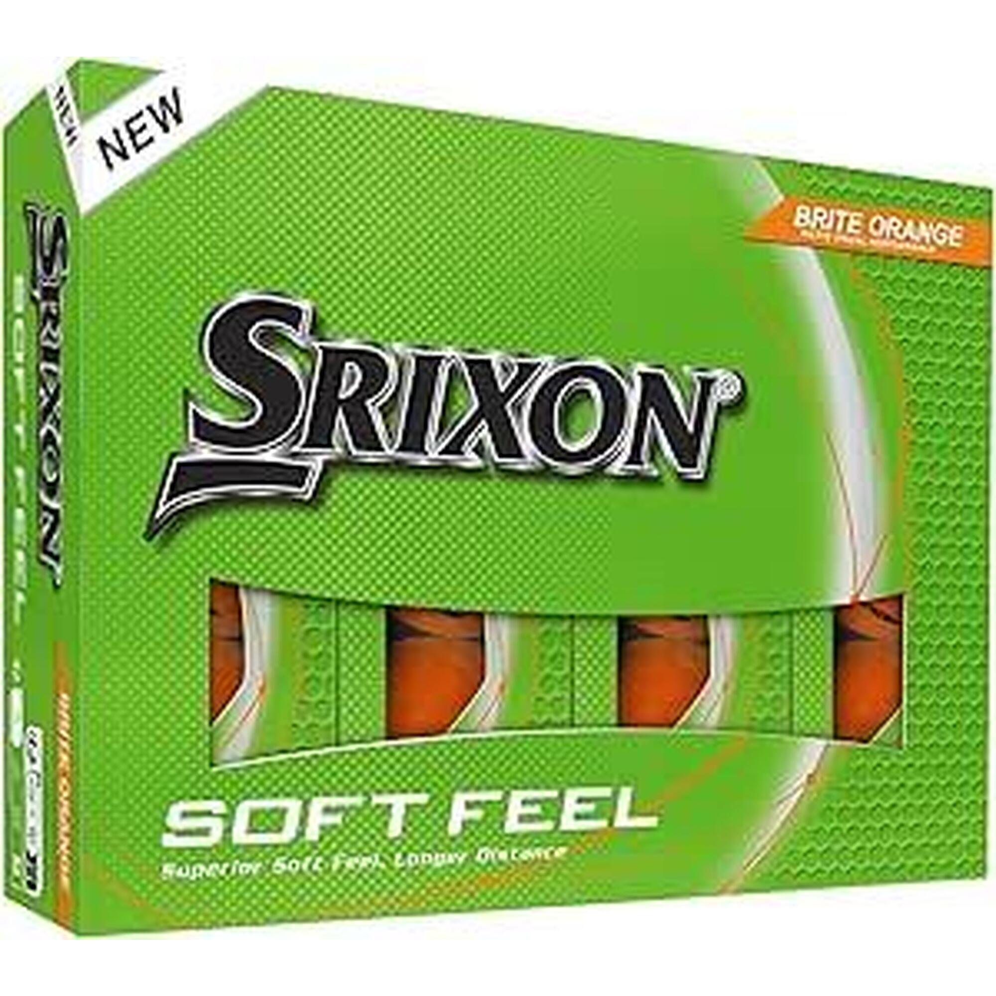 Srixon - Srixon New Soft Feel Brite 2025, Balles De Golf Colorées, Orange - Balle De Golf - Orange - No Size - Decathlon