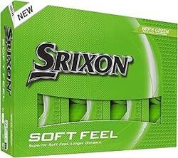 Boîte de 12 Balles de Golf Srixon Soft Feel Brite Rouge New