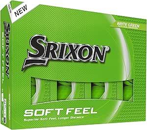 Srixon New Soft Feel Brite 2025 palline da golf colorate verde