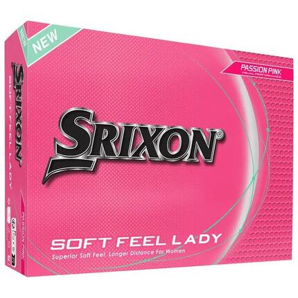 Balles de golf "Soft Feel Lady 9" Srixon (lot de 12)