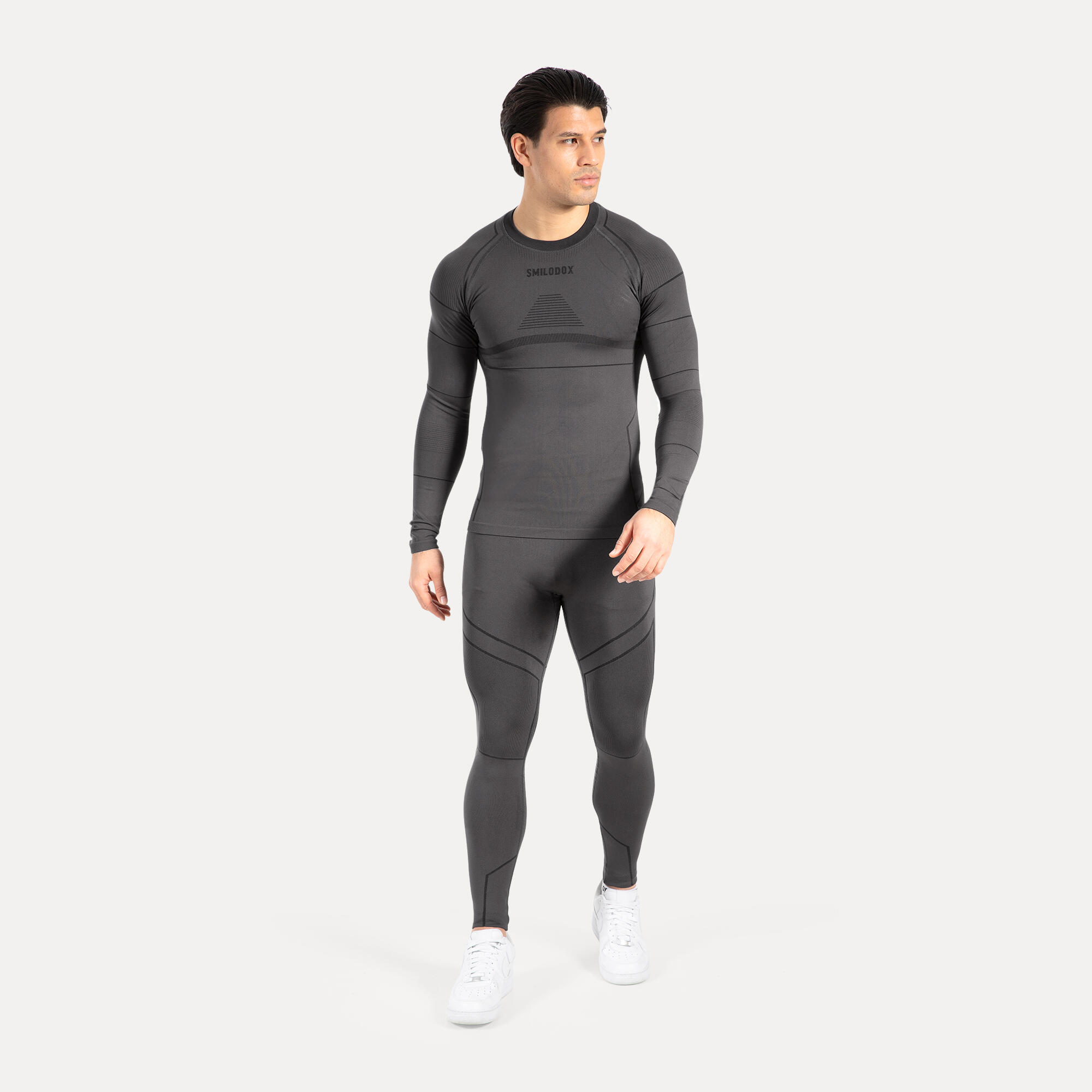 Herren Longsleeve Tarian Anthrazit 3/5