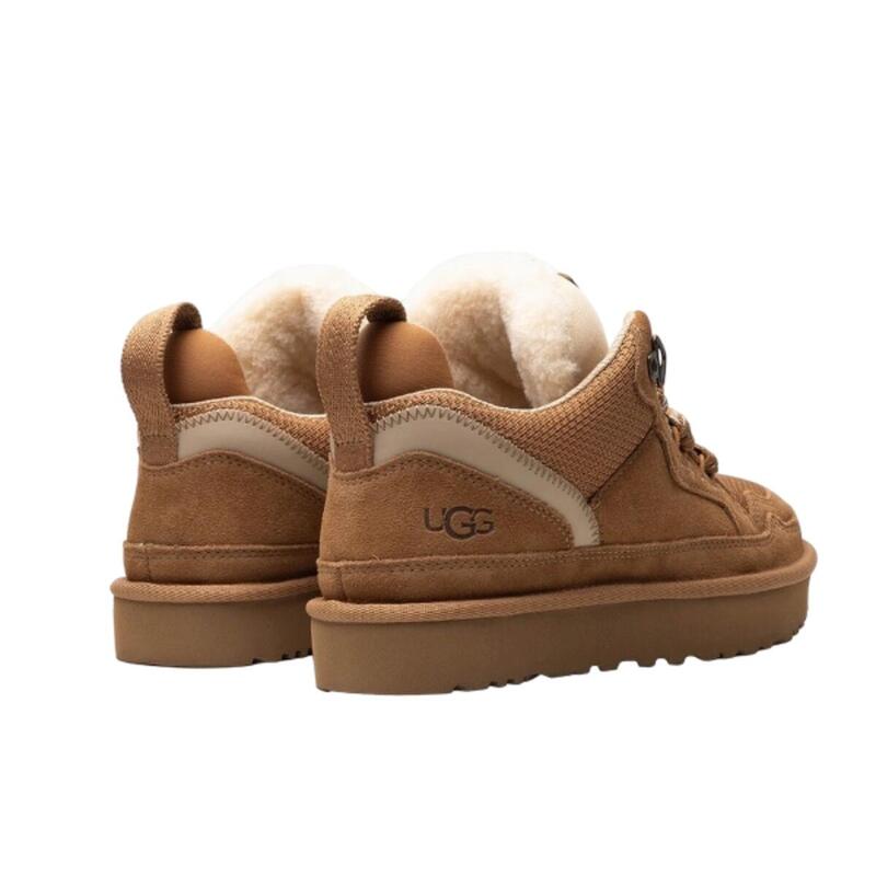 Papuci UGG Lowmel din piele întoarsă Chestnut