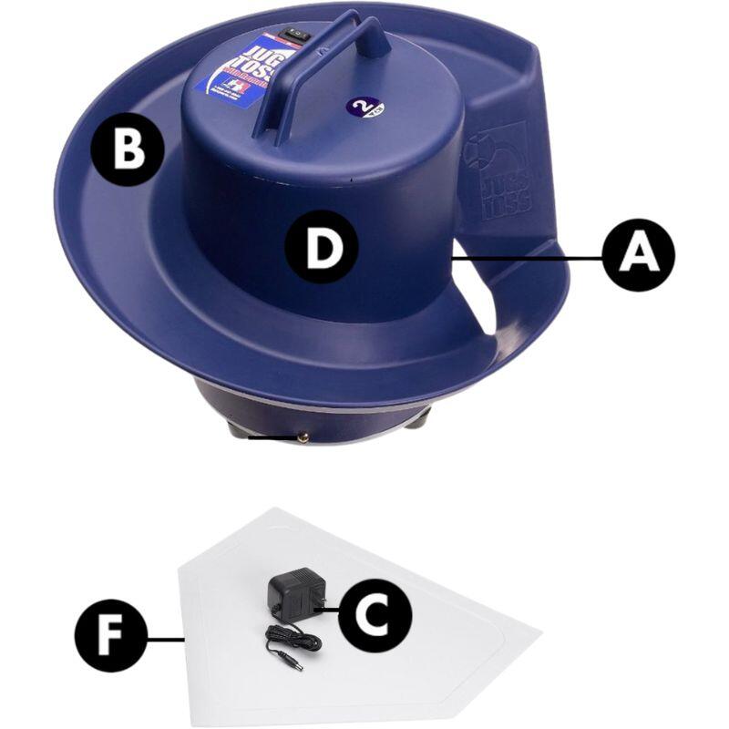 Jugs Toss Machine BB/SB 220V (A0600) Baseball/Softball 3/7
