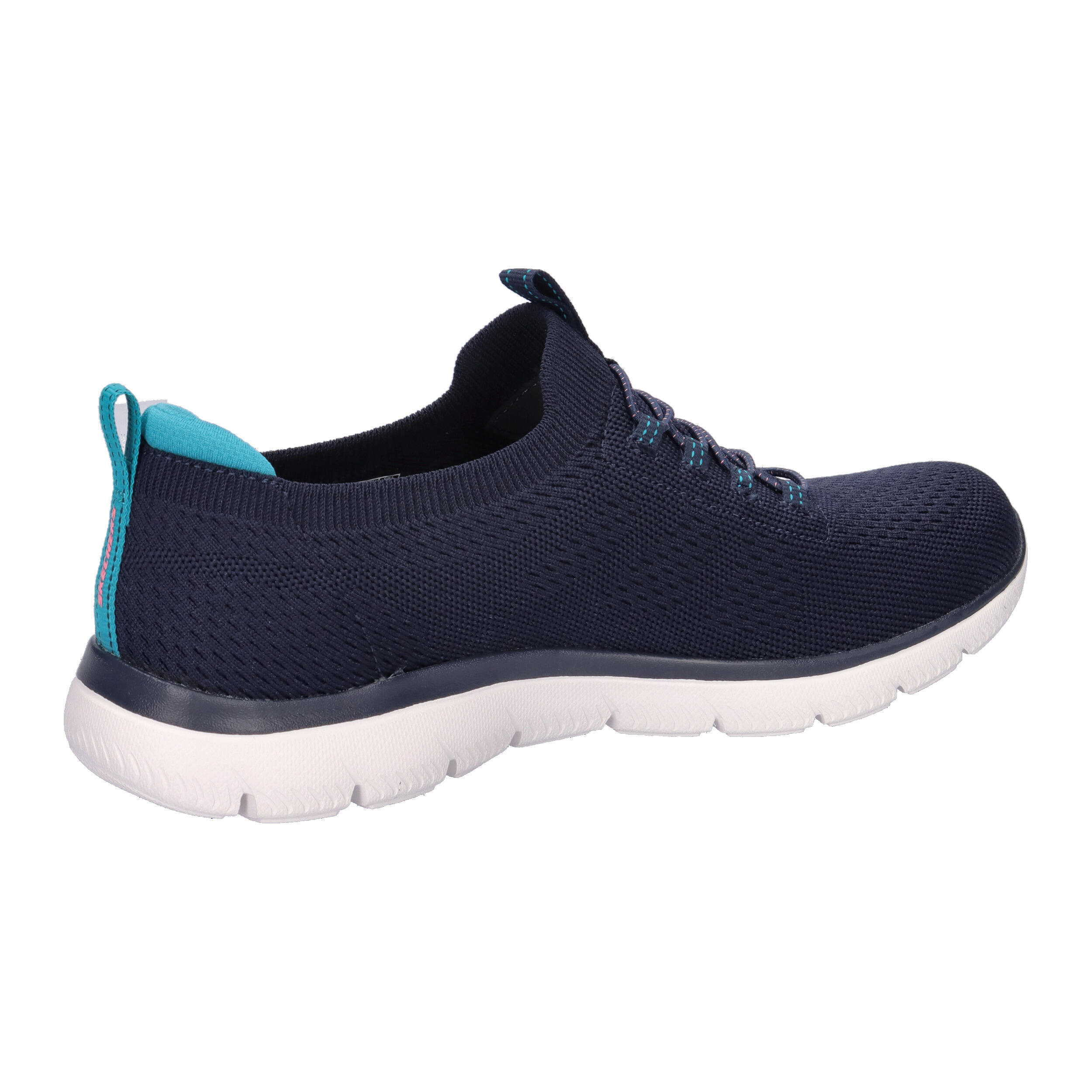 SKECHERS Femme SUMMITS TOP PLAYER À enfiler Bleu marine / Sarcelle / Rose 7/7