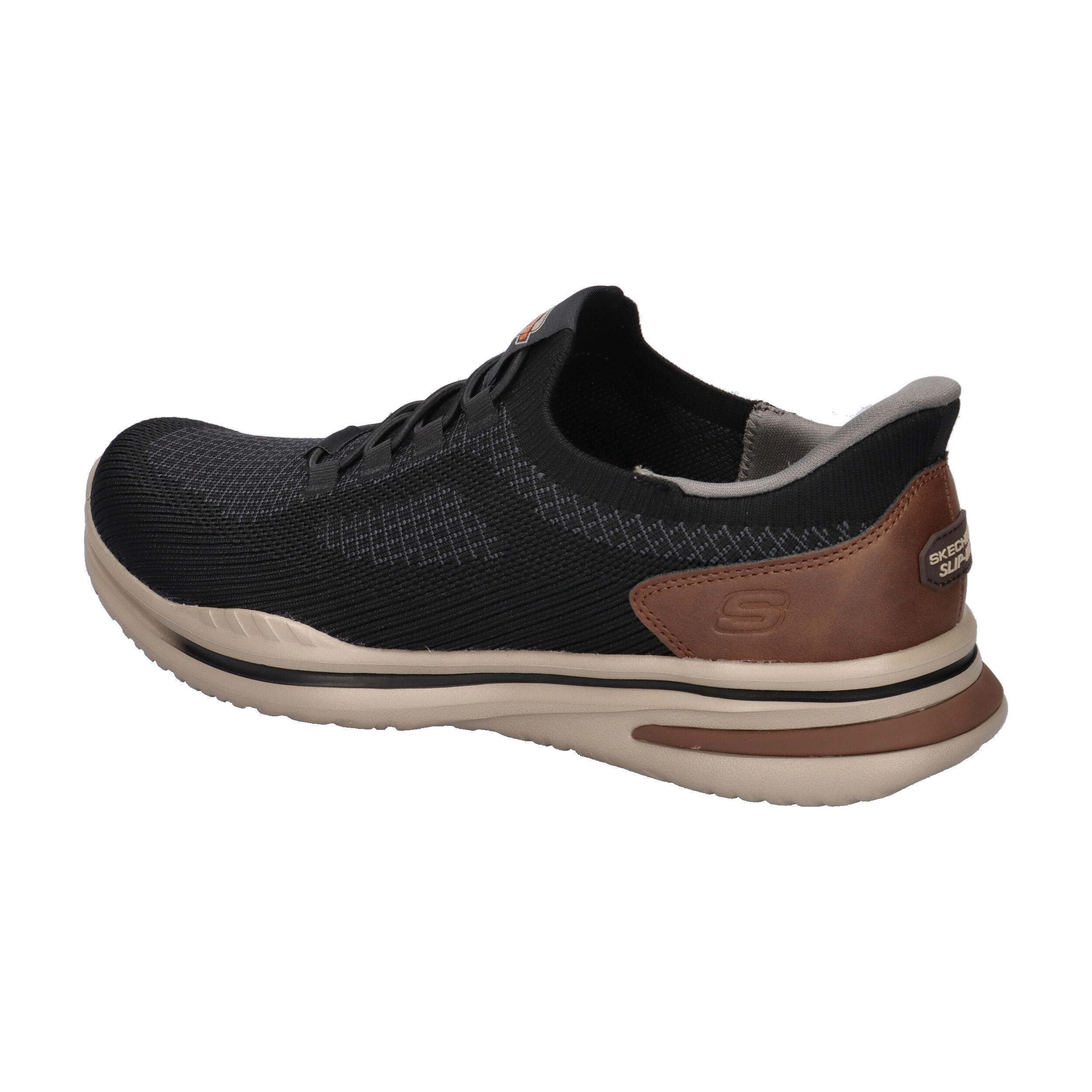 Skechers Herren Slip-ins Relaxed Fit: Norlan - Alonso Sneaker 211207 BLK 11/15