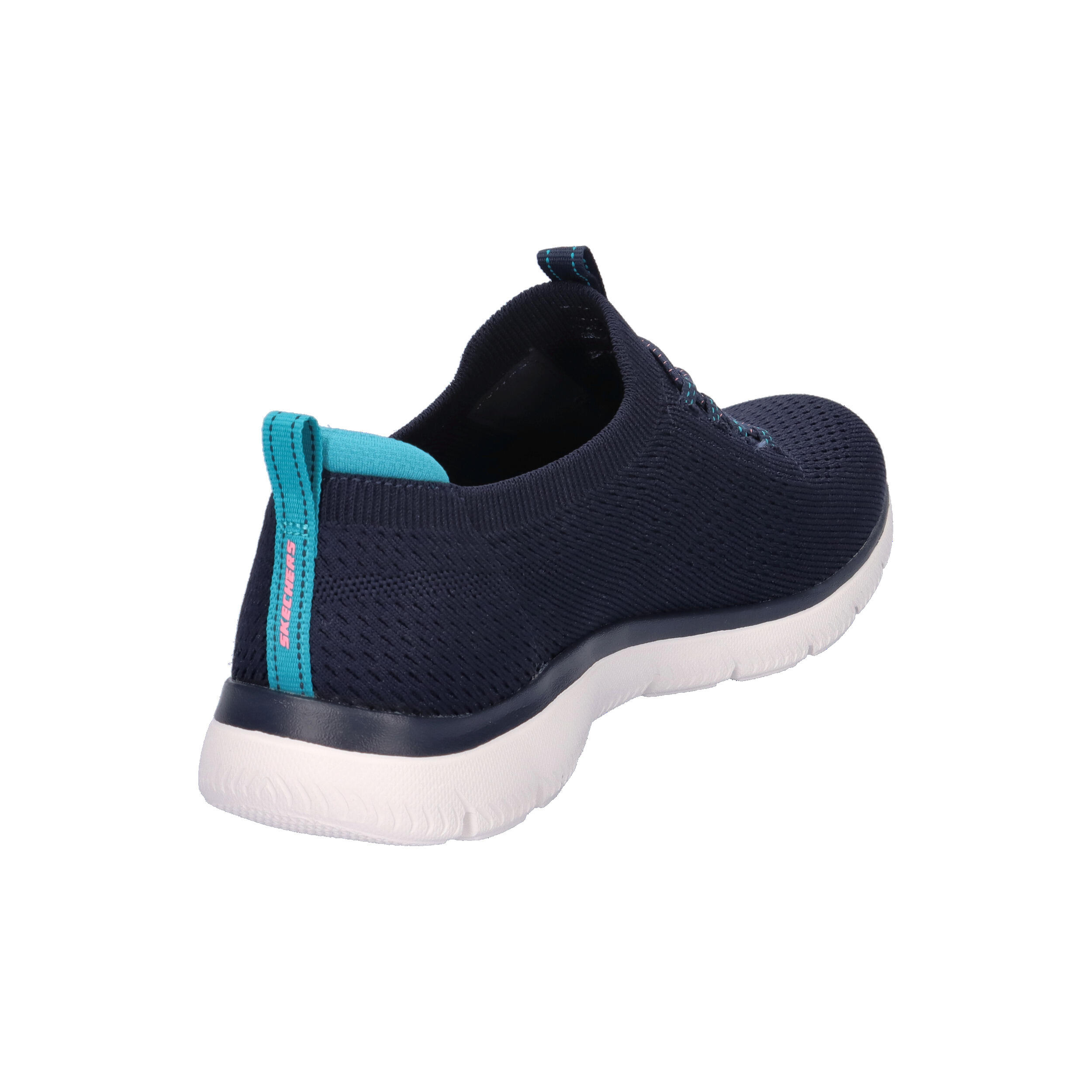 SKECHERS Femme SUMMITS TOP PLAYER À enfiler Bleu marine / Sarcelle / Rose 6/7