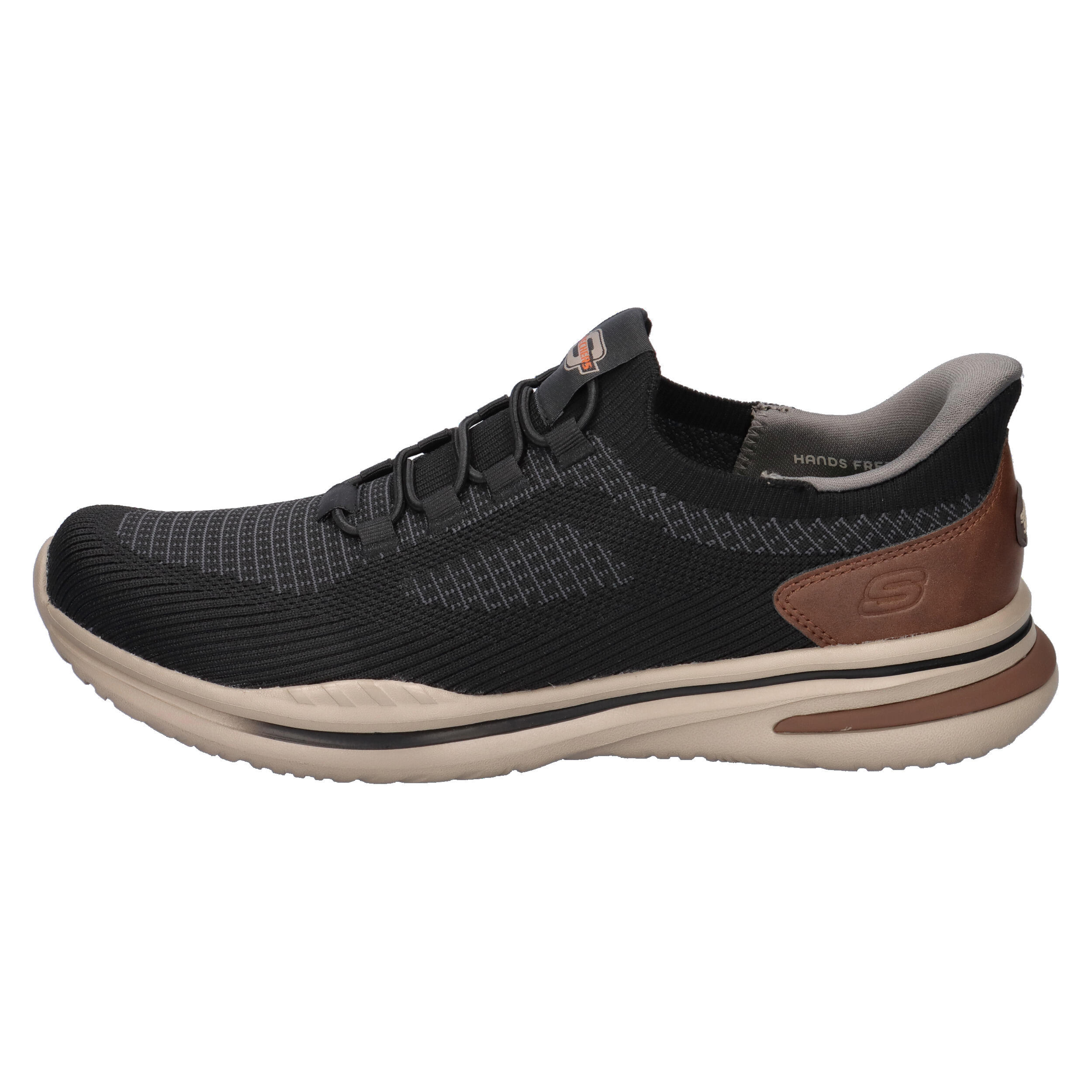Skechers Herren Slip-ins Relaxed Fit: Norlan - Alonso Sneaker 211207 BLK 10/15